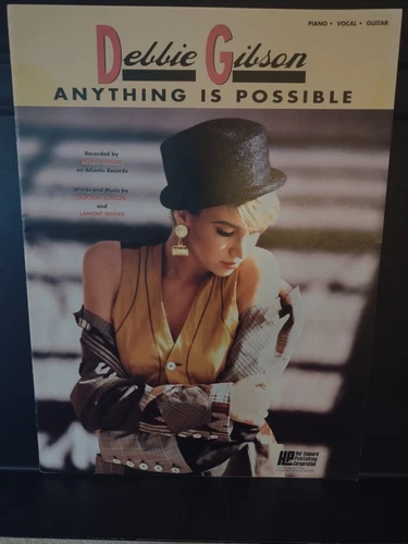 DEBBIE GIBSON Sheet Music ANYTHING IS POSSIBLE PIANO VOCAL GUITAR 1990 Ex++ Cond