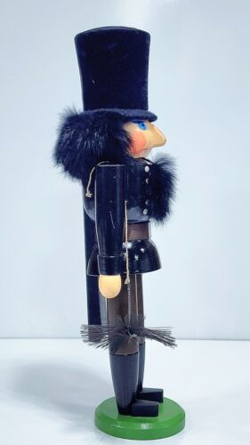 Vintage 16” Erzgebirge Volkskunst Nutcracker Wood Chimney Sweep German Republic - Picture 5 of 5