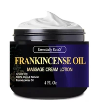 Frankincense Oil Massage Cream Lotion 4 Fl Oz - Medium Glide - Helps Relax Sore 