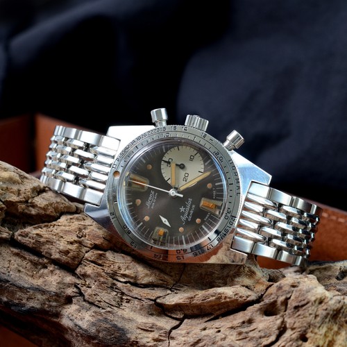LORENZ Aquastar Deepstar Yachting Regatta Chronograph Full Set 1960’s - Picture 19 of 24