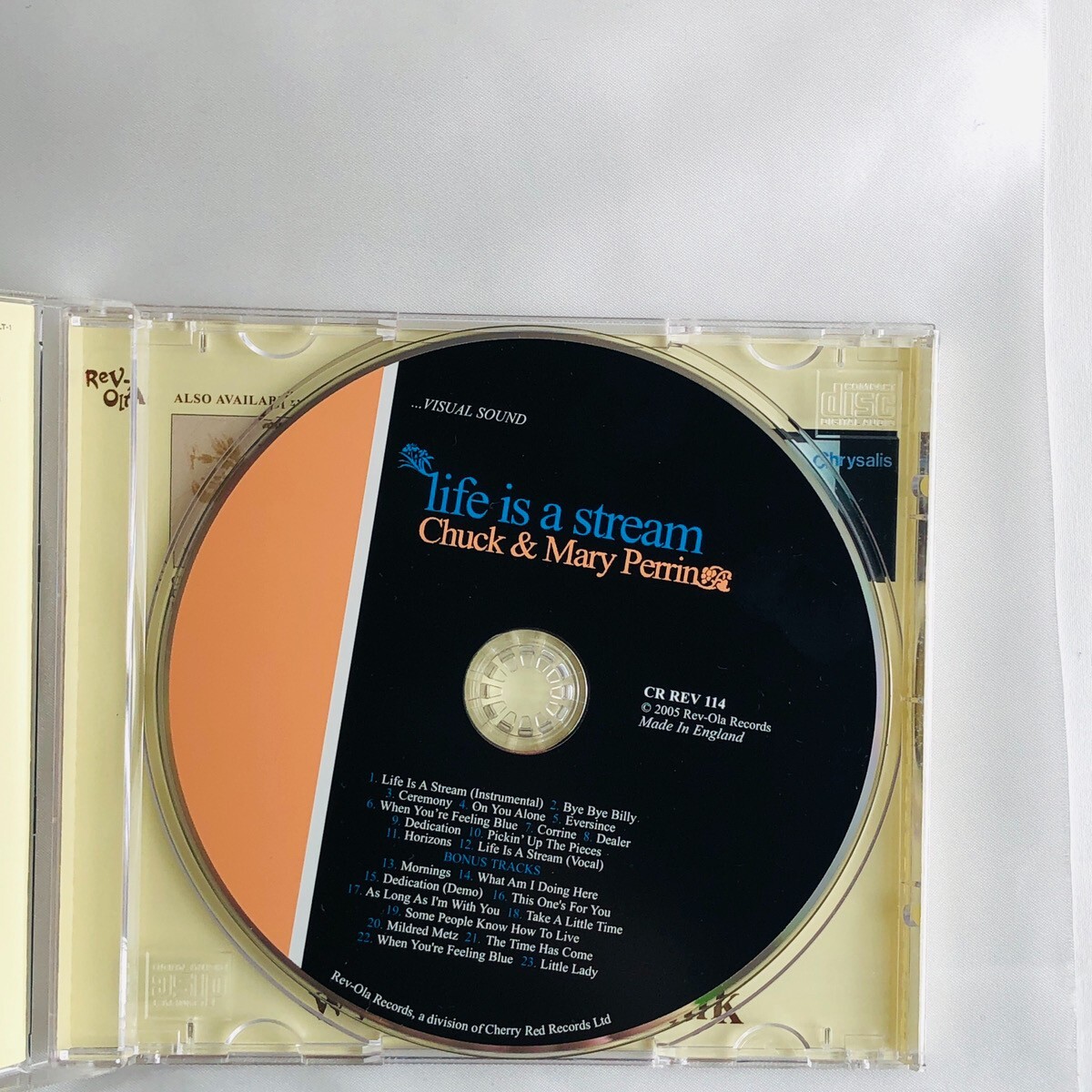 Chuck & Mary Perrin – Life Is A Stream (CD, 2005)Rev-Ola