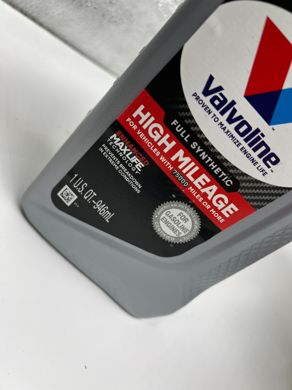 (QTY 6) Valvoline 10W-30 Full Synthetic High Mileage Engine Oil VV180