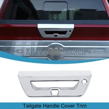 Chrome Tailgate Door Grab Handle Cover Trim Decor Bezel for Ford F150 2015-2020