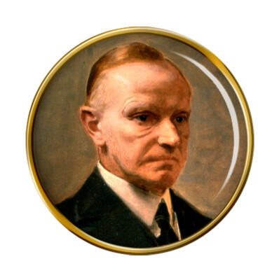 Präsident Calvin Coolidge Anstecknadel
