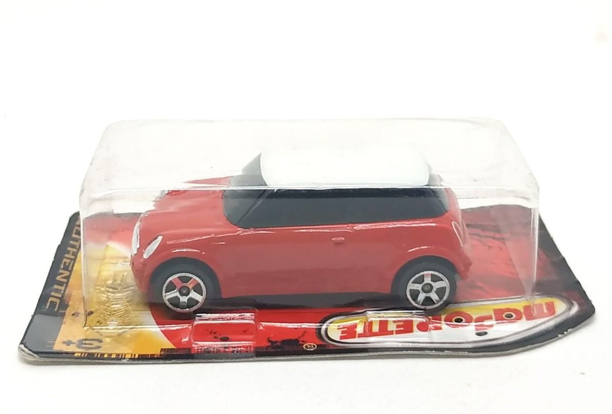 Majorette Mini Cooper Red / White Roof 1:63 (3