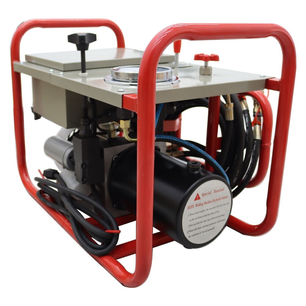 110V 4-Clamp Hydraulic Hand Pipeline Fusion Welding PE PPR PVDF 3.54-9.84" Dia.