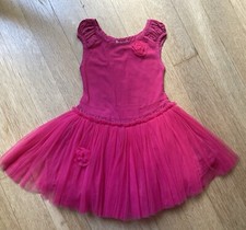 Eliane et Lena Paris Pink Tule Princess Dress Girls Toddler Kids Catamini 2A