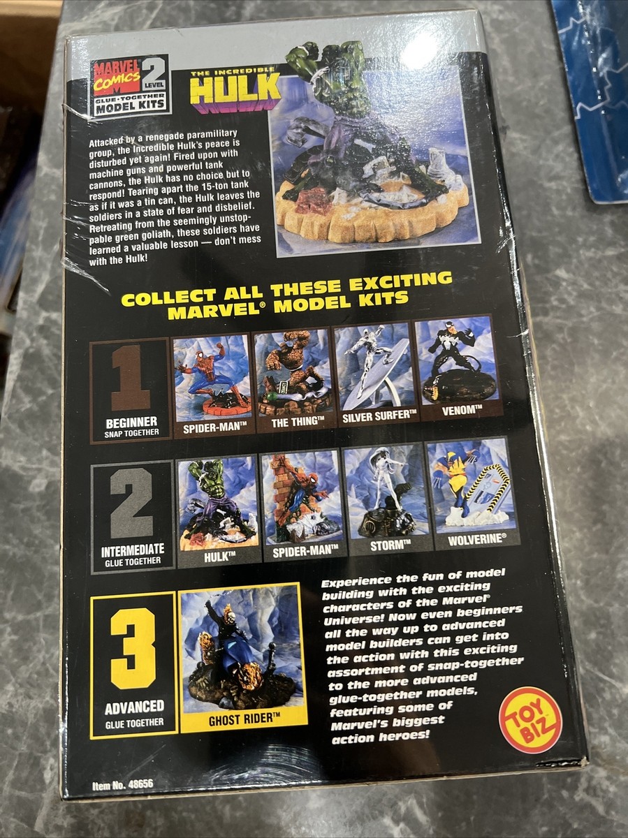 1996 The Incredible Hulk Glue Model Kit Figure Level 2 Toy