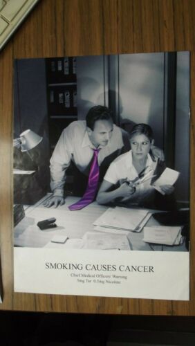 Benson & Hedges Silk Cut Cigarette Advert 2003 Purple Tie/Girl With Scissors  - Picture 1 of 2