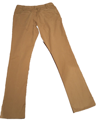 BKE Casuals Jake Straight Mens 32L 32x33 Beige Chinos Stretch - Picture 2 of 7