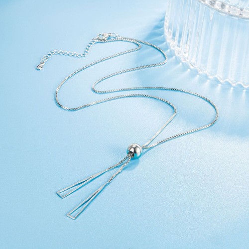 Damen Halskette 925 Sterling Silber Anhänger Zirkon Schmuck Frauen Geschenk - Bild 3 von 9