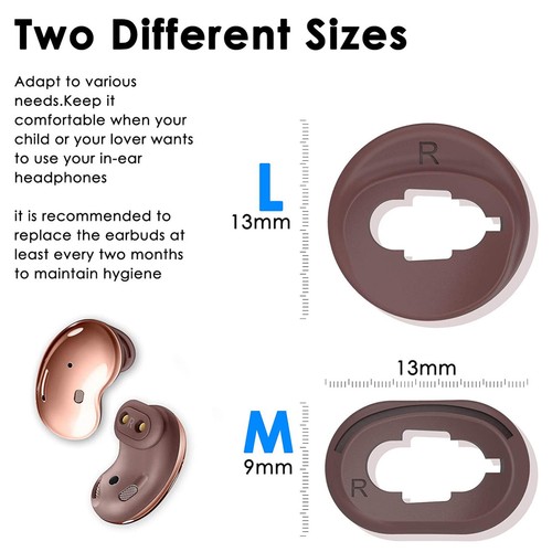 For Samsung Galaxy Buds Live Bluetooth Headset Washable Eartips Earphone Sleeve - Picture 18 of 36