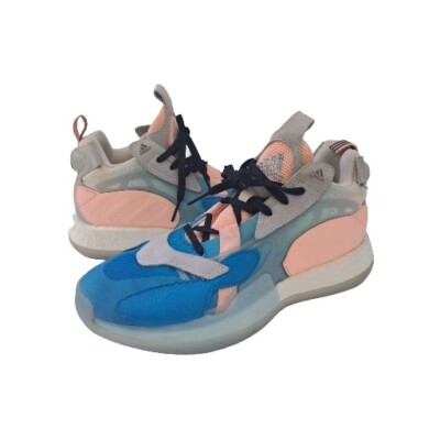 Adidas ZoneBoost Pastel Colors , #EG5882, Blue/Pink/White, Men's US Size 11.5