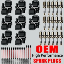 OEM Ignition Coils & Iridium Spark Plugs & Wires For Mercedes-Benz C CL ML UF359