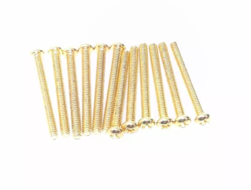 True Custom Shop® Gold Humbucker Height Adjustment Screws for Gibson