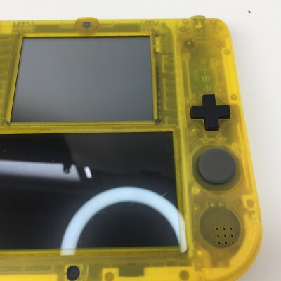 Good】Nintendo 2DS Clear Yellow Console ONLY Japanese Edition