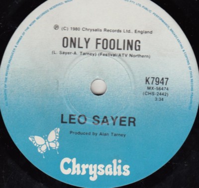 Leo Sayer & The Expressions 限定版レコード LEO SAYER More Than I Can Say / Only Fooling 45 P/S SirH70