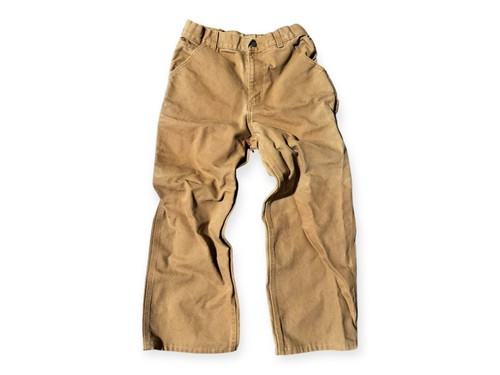 Vintage Carhartt Youth Boy's Size 14 Carpenter Pants Adjustable Waist RN13706 - Picture 2 of 6