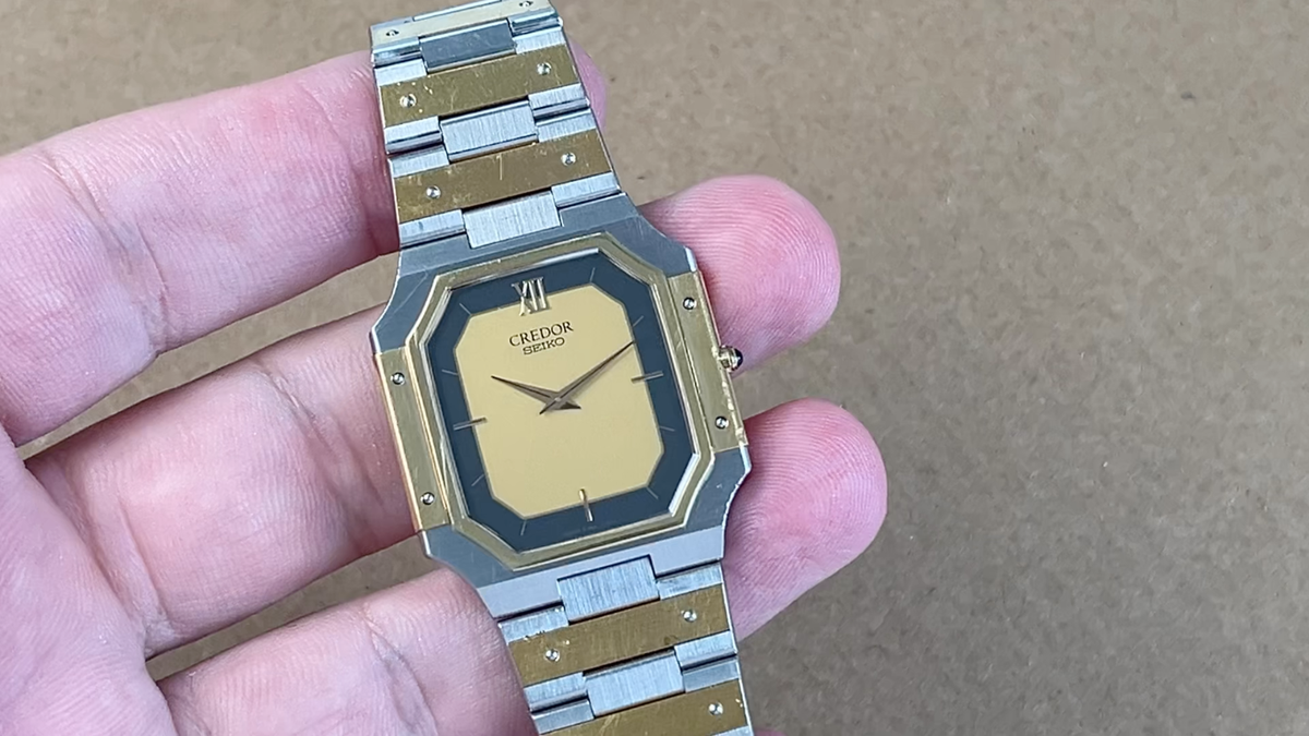 CREDOR セイコークレドール 9300-5320 18K 14K SSコンビ SEIKO】 セイコー クレドール 14KYG×SS 9300-5320