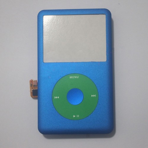 Blue Front Cover With Clickwheel Housing Kit Assembly For iPod Classic 6th 7th - Picture 5 of 9