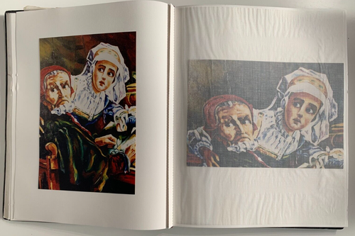 Raro portafoglio di opere Raymond Bonneel (Belgio) con un dipinto originale - Foto 10 di 18