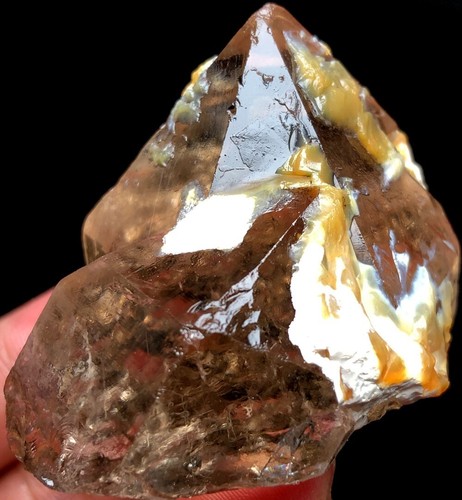96g 1PC NATURAL Golden Hair Rutilated Quartz Crystal Point Specimen s315 - Picture 7 of 9