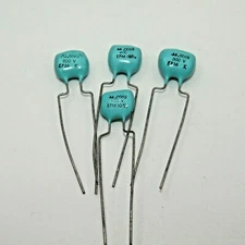 4 NOS Vintage Mallory .0068 uf 600v Capacitors Guitar Amp Tone Caps