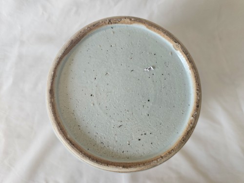 ANTIKES CHINESISCHES GEFÄSS | VASE (C), BLAU-WEISSE ORIENTALISCHE SZENE, - Bild 6 von 7