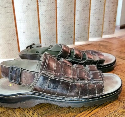 Vintage Y2K men’s Dr. Martens leather fisherman slingback sandals size 13 Vintage Y2K Dr. Martens Sandals Fisherman Strap Brown  main image 3