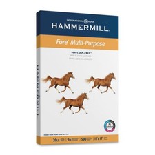Hammermill Fore MP Ledger Paper - 20 lb, 11" x 17", 96 Bright, 500 Sheets