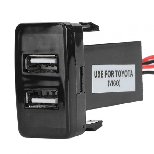 Dual USB 2 Port Fast Phone Charging Car Accessory For Fortuner/Hi - Photo 6 sur 12