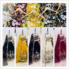 LEHENGA CHOLI INDIAN BOLLYWOOD WEDDING PARTY PAKISTANI WEAR READYMADE
