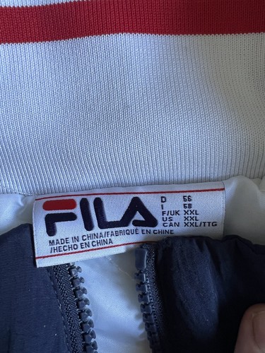 Fila Windbreaker Herren Gr. XXL (Winterjacke/Übergangsjacke) 90er Style - Bild 2 von 7