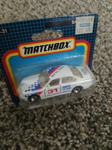 Matchbox 1989 hecho en Tailandia MB31 BMW serie 5 535i equipo BMW caja original raro - Imagen 3 de 11