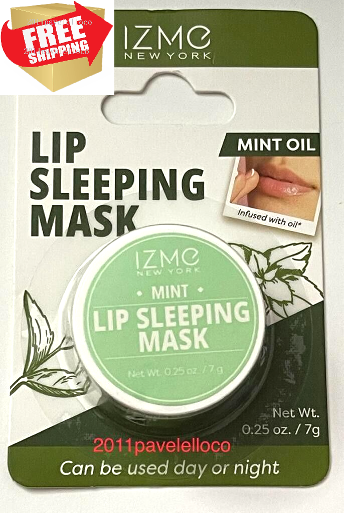 IZME Lip Sleeping Mask * MINT OIL * sooting, moisturizing, long lasting