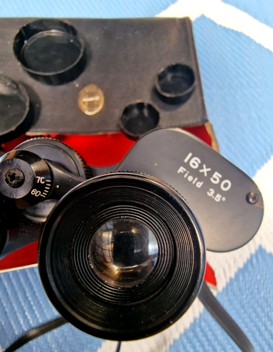 Horizon Ambassador ' Binoculars Model 7528 Field 3.5° 16x50 ' + Original Case - Picture 9 of 10