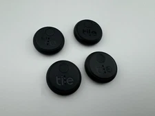 [4-PACK] TILE STICKER (2020) SMALL ADHESIVE BLUETOOTH TRACKER FINDER LOCATOR