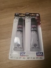 2 - Halloween Zombie Blood Rubie's 1oz. Cosplay Realistic Wounds NEW