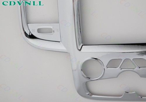 Cubierta de navegación GPS cromada brillante para Dodge Ram 1500 2011-2018 marco decoración moldura - Imagen 3 de 8