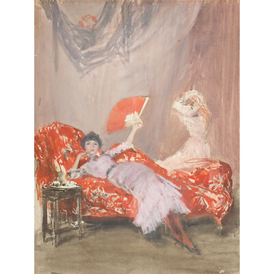 James Mcneill Whistler Milly Finch extra großes Kunstposter