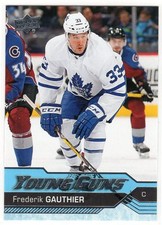 2016-17 Upper Deck Series Two Young Guns #460 Frederik Gauthier Rookie RC