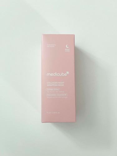 MEDICUBE Collagen Wrapping Mask 2.53 oz / 75ml Renewal Night Care Mask Cream - Bild 4 von 9