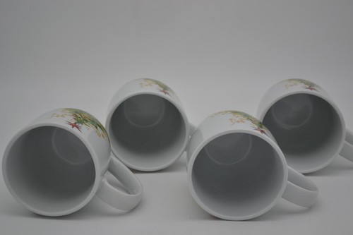 Pottery Barn Christmas Tree Kaffee Gobelet Tassen 4er Set mit Originalkarton - Bild 8 von 10