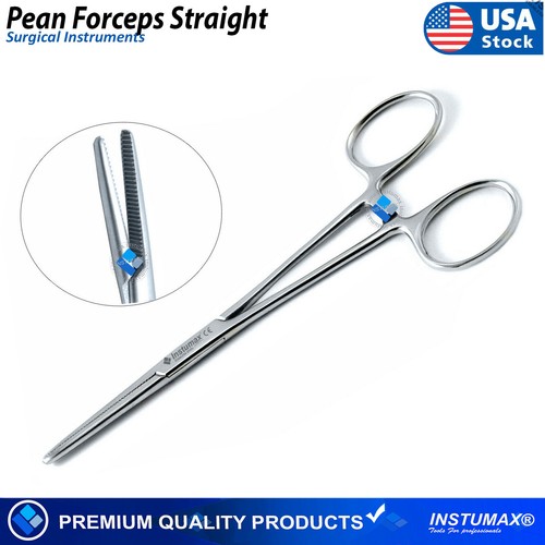 Surgical Hemostatic Clamp Forceps Locking Artery Kelly+Pean+Mosquito+Kocher - Picture 8 of 8