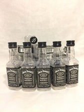 20 bottiglie JACK DANIELS WHISKY compagnia aerea miniatura festa artigianato vuote 50 ml mini