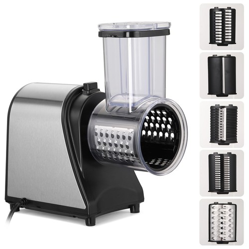 250W Gemüseschneider elektrisch 5 in 1 Elektrische Gemüseschneidemaschine Raspel - Bild 4 von 8
