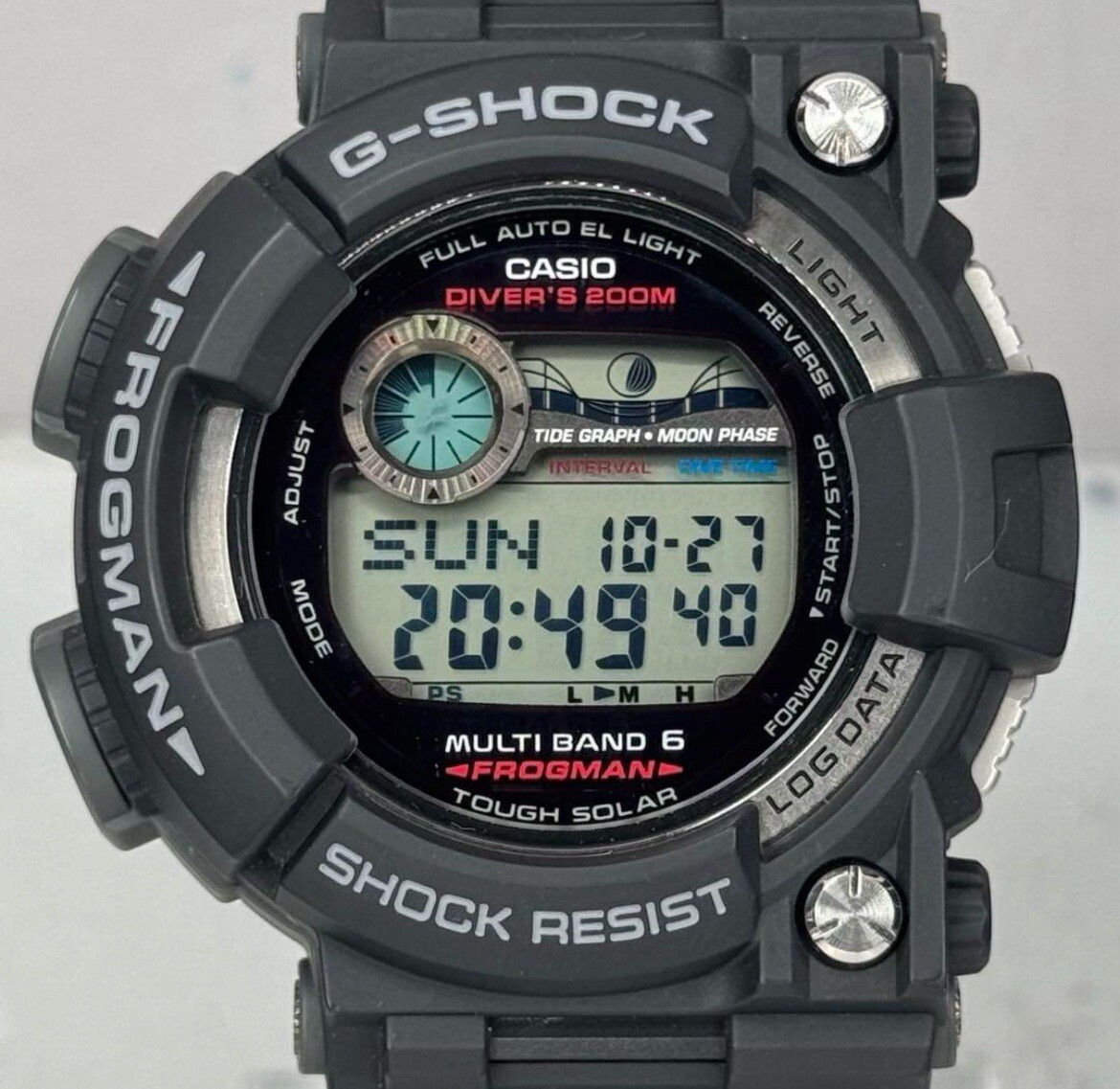 Casio Frogman Men's Black Watch - GWF-1000-1JF 4971850437819 Casio Frogman Men's Black Watch - GWF-1000-1JF 4971850437819