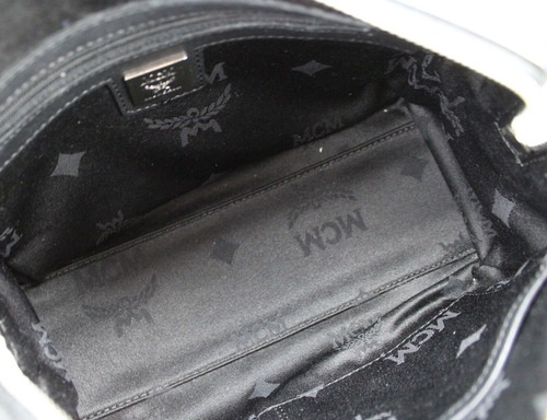 MCM Tasche Handtasche Bowling Bag schwarz silber Damen MINI - Bild 16 von 18