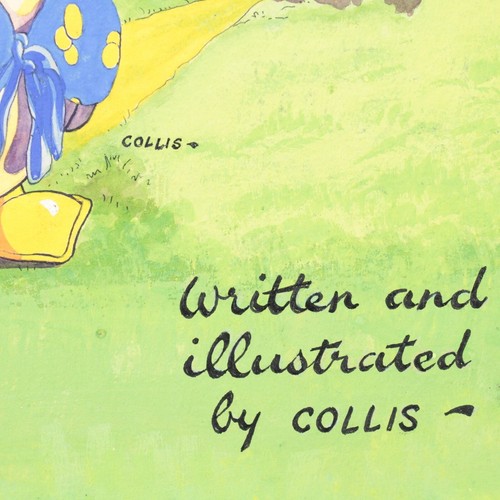 Collis childrens book cover illustration painting antique Sally The Duck #22 - Picture 8 of 9