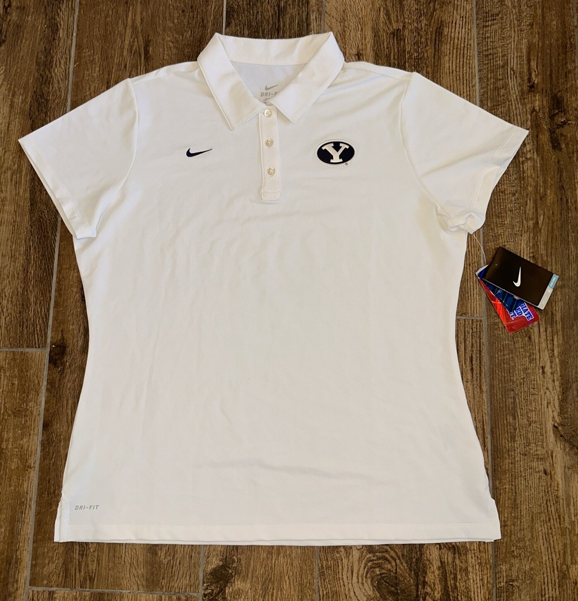 nike byu polo
